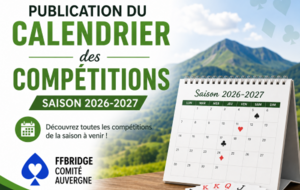 Calendrier des compétitions 2026-2027