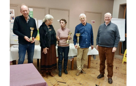Remise de coupe à Rosières